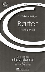 Barter Three-Part Mixed choral sheet music cover Thumbnail